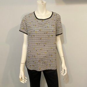 4/$35 Collective Concepts blouse heart Diamond